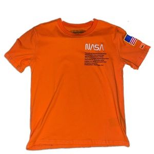 NASA T-Shirt HERON PRESTON in Orange Mens Size Medium Graphic